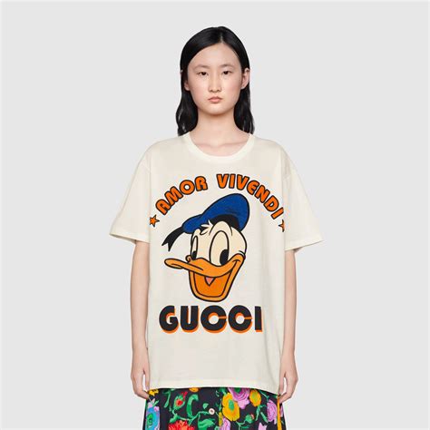 gucci x disney donald duck t-shirt|Disney Gucci hoodie.